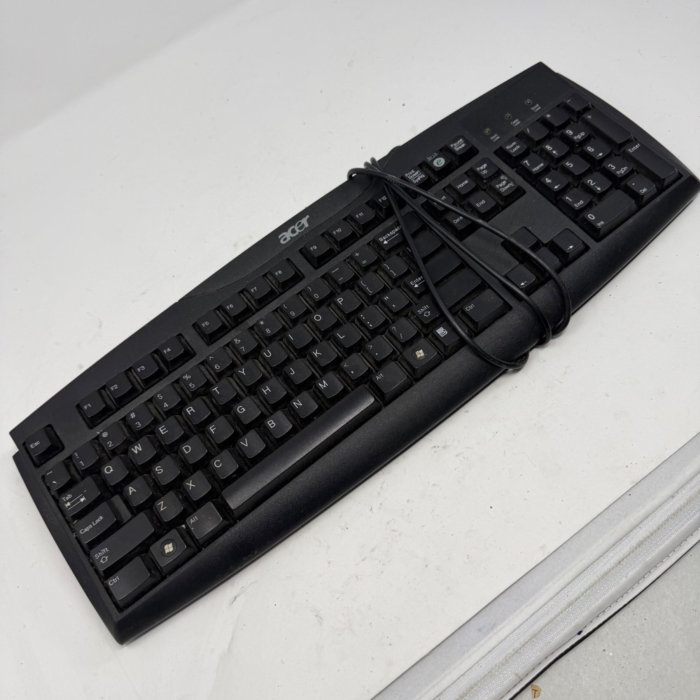 Acer SK-1688 Wired Black Keyboard PS/2‎ Connector Full Size Numeric Keypad